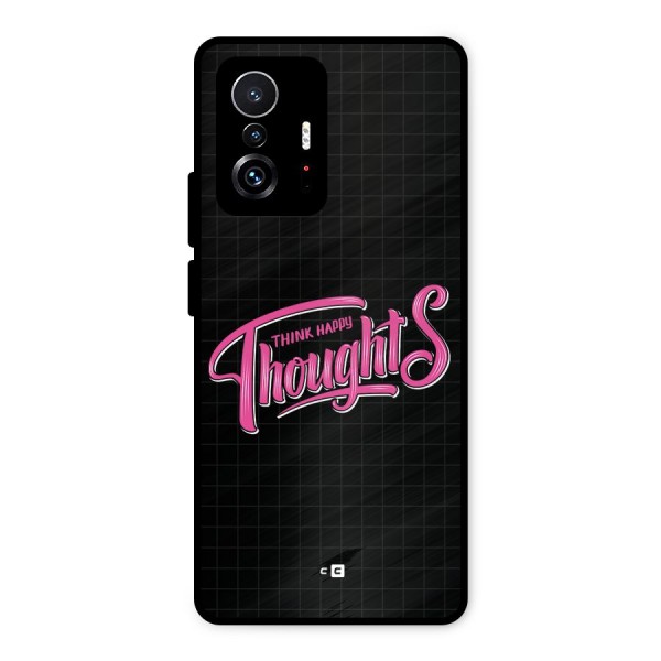 Joyful Thoughts Metal Back Case for Xiaomi 11T Pro