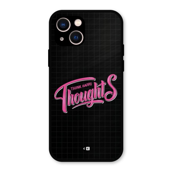 Joyful Thoughts Metal Back Case for iPhone 13