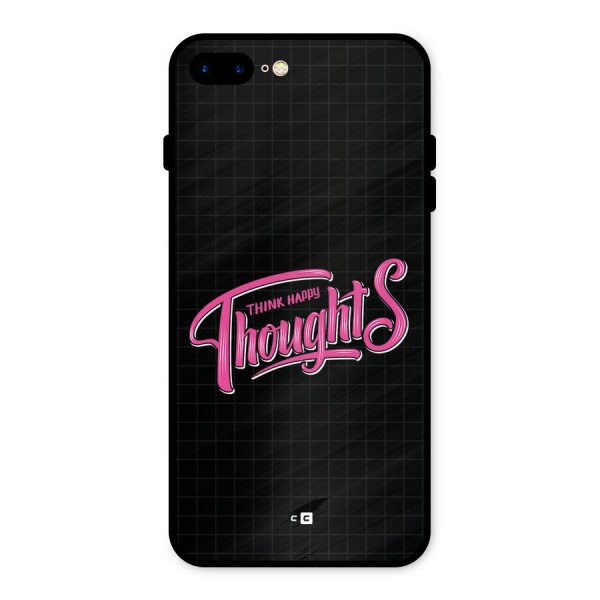 Joyful Thoughts Metal Back Case for iPhone 8 Plus