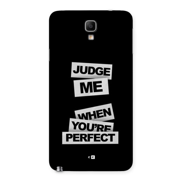 Judge Me When Back Case for Galaxy Note 3 Neo