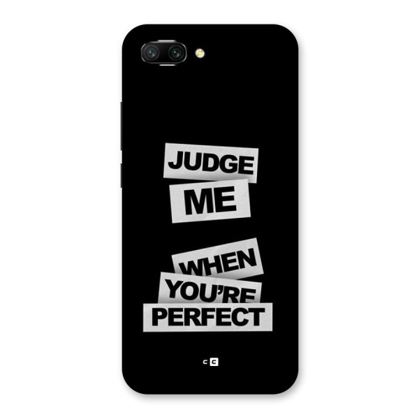 Judge Me When Back Case for Honor 10