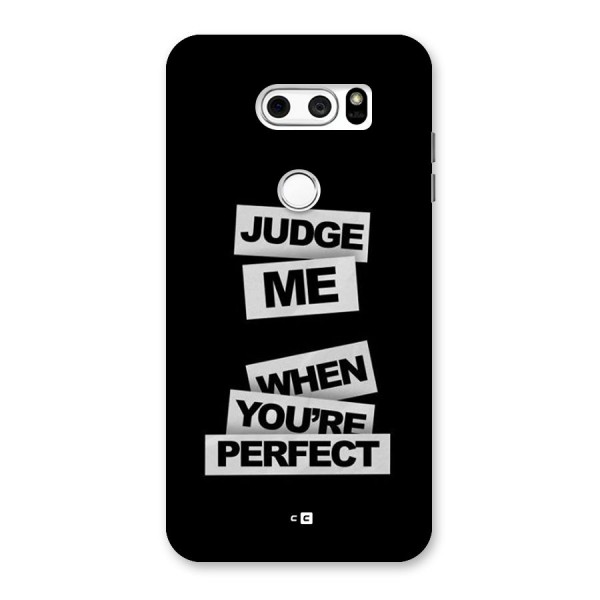 Judge Me When Back Case for LG V30
