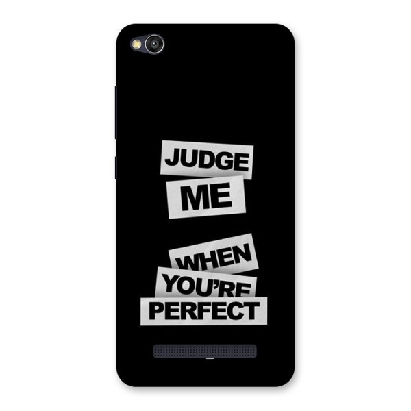 Judge Me When Back Case for Redmi 4A