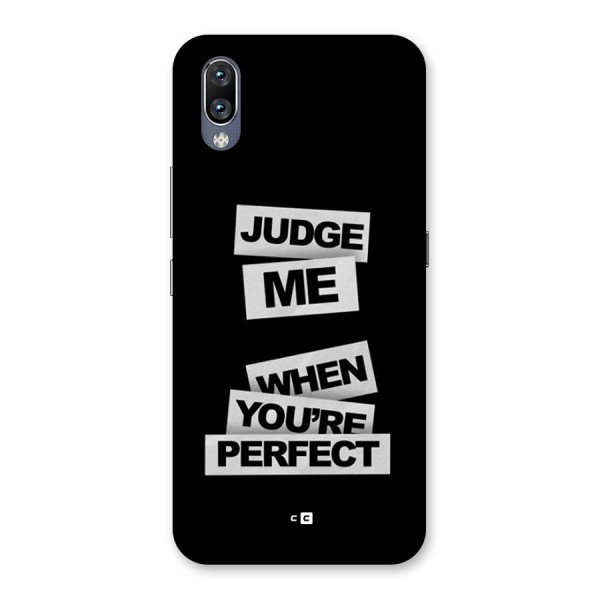 Judge Me When Back Case for Vivo NEX