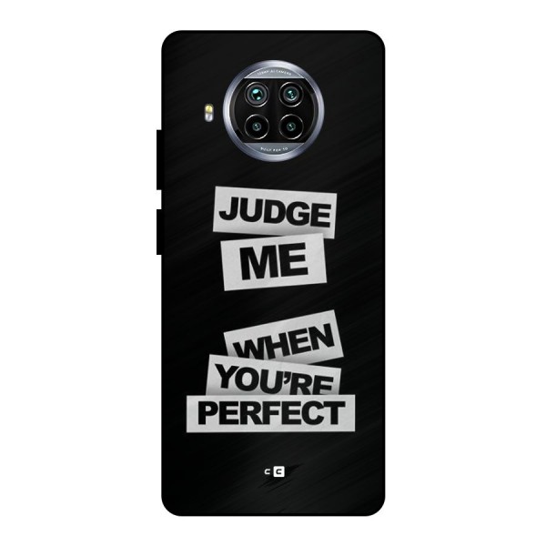 Judge Me When Metal Back Case for Mi 10i