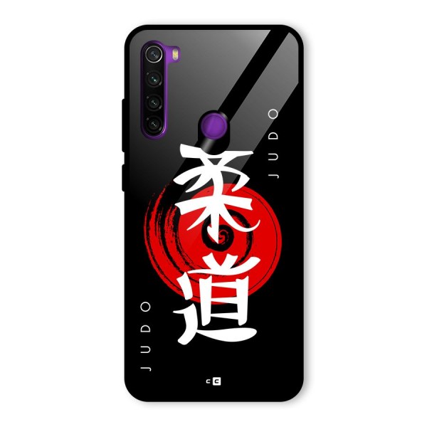 Judo Art Glass Back Case for Redmi Note 8