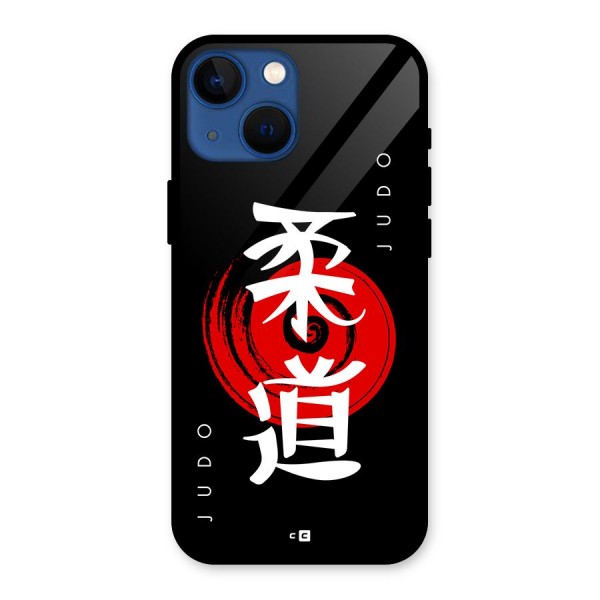 Judo Art Glass Back Case for iPhone 13 Mini