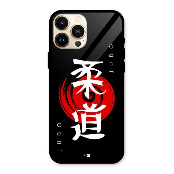 Judo Art Glass Back Case for iPhone 13 Pro Max