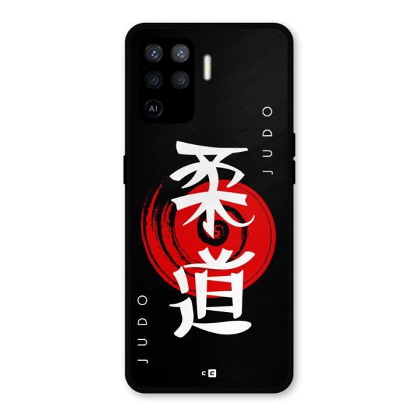 Judo Art Metal Back Case for Oppo F19 Pro