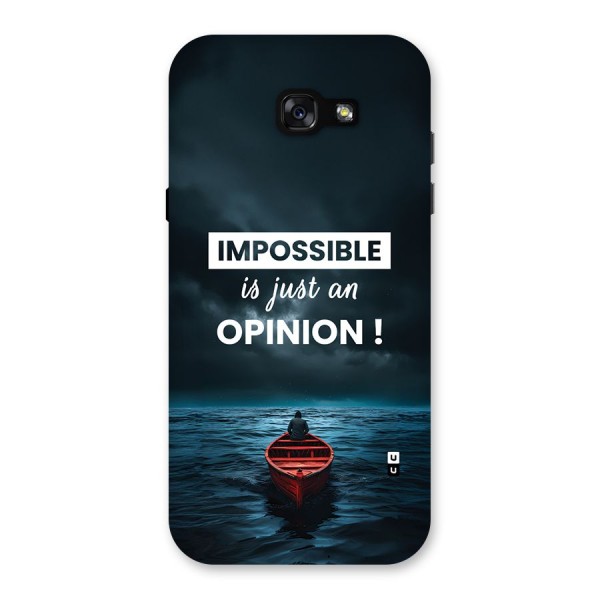 Just An Opinion Back Case for Galaxy A7 (2017)