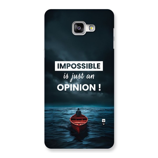 Just An Opinion Back Case for Galaxy A9