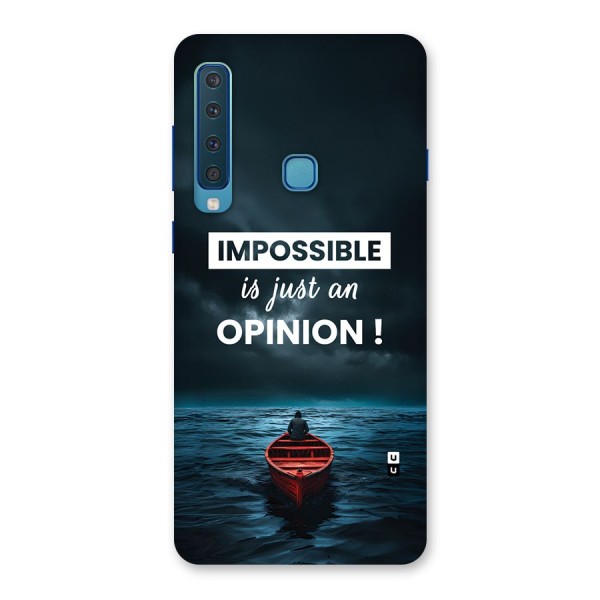 Just An Opinion Back Case for Galaxy A9 (2018)