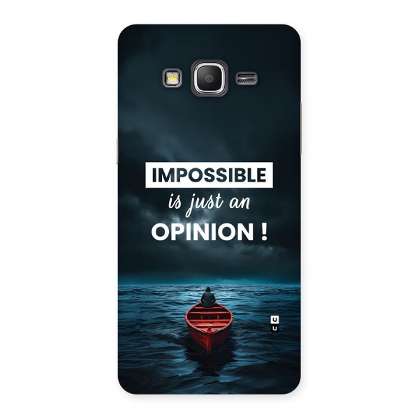 Just An Opinion Back Case for Galaxy Grand Prime