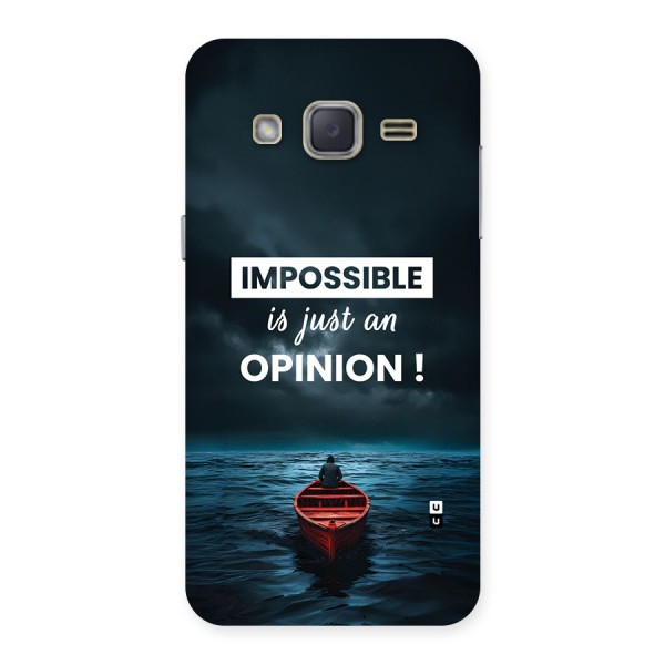 Just An Opinion Back Case for Galaxy J2
