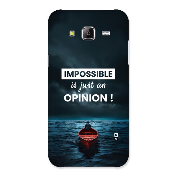 Just An Opinion Back Case for Galaxy J5