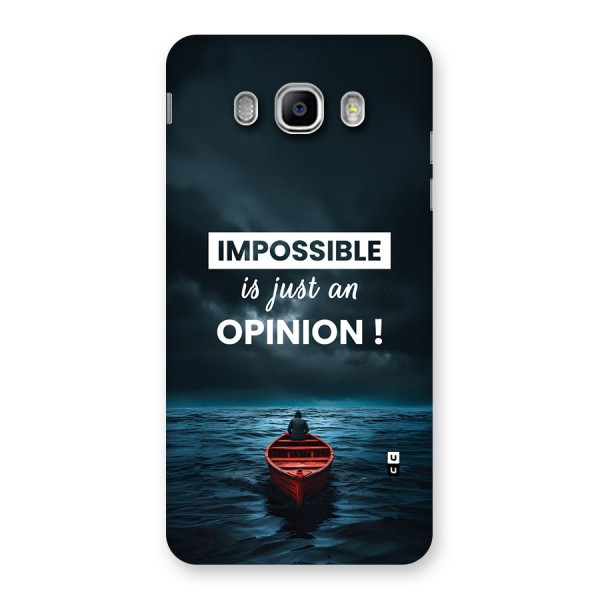 Just An Opinion Back Case for Galaxy J5 2016