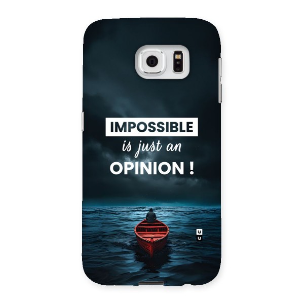 Just An Opinion Back Case for Galaxy S6