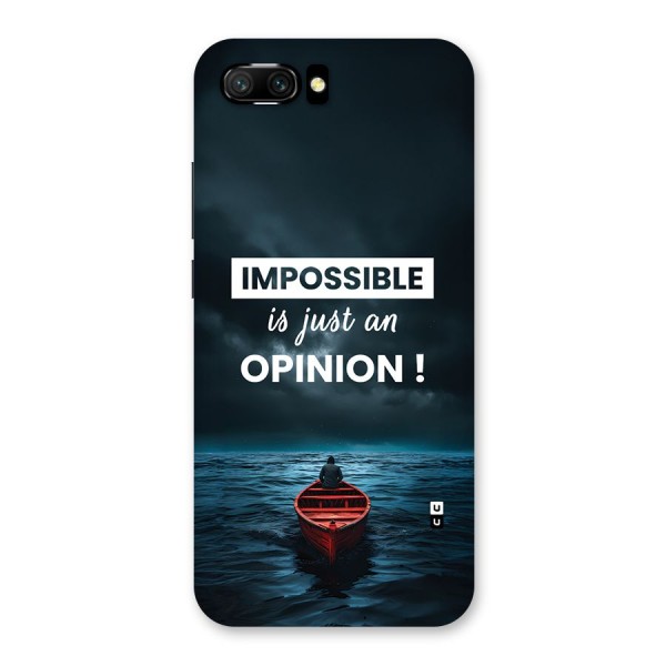 Just An Opinion Back Case for Honor 10