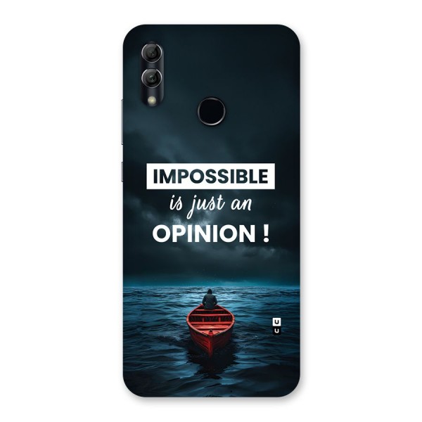 Just An Opinion Back Case for Honor 10 Lite
