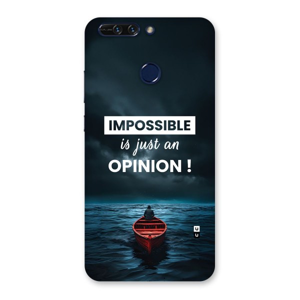 Just An Opinion Back Case for Honor 8 Pro