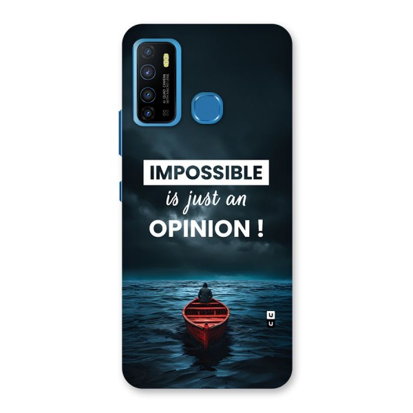 Just An Opinion Back Case for Infinix Hot 9
