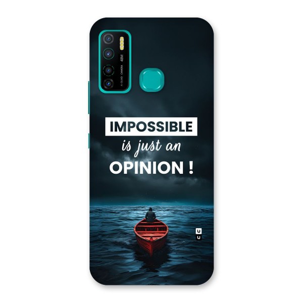 Just An Opinion Back Case for Infinix Hot 9 Pro