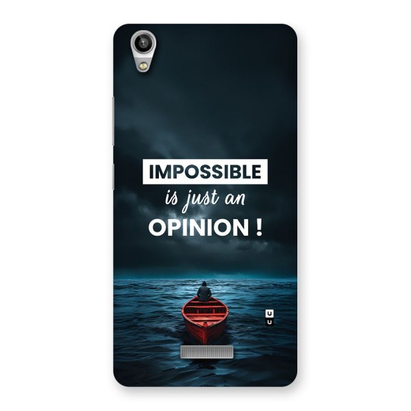 Just An Opinion Back Case for Lava Pixel V1