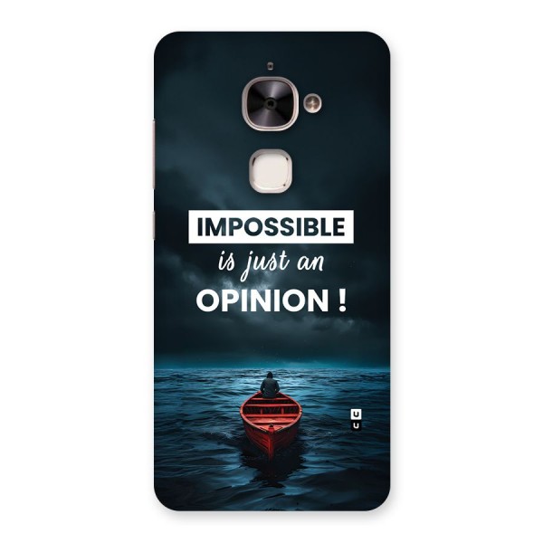 Just An Opinion Back Case for Le 2
