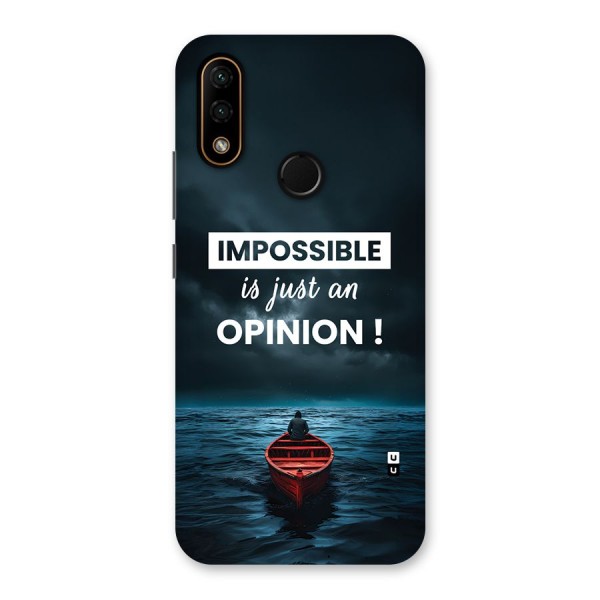 Just An Opinion Back Case for Lenovo A6 Note