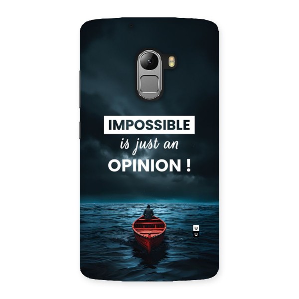 Just An Opinion Back Case for Lenovo K4 Note