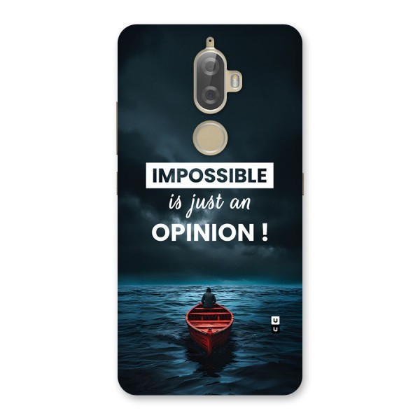 Just An Opinion Back Case for Lenovo K8 Plus