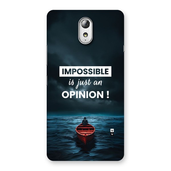 Just An Opinion Back Case for Lenovo Vibe P1M