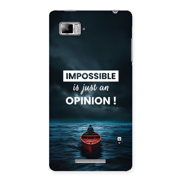 Just An Opinion Back Case for Lenovo Vibe Z K910