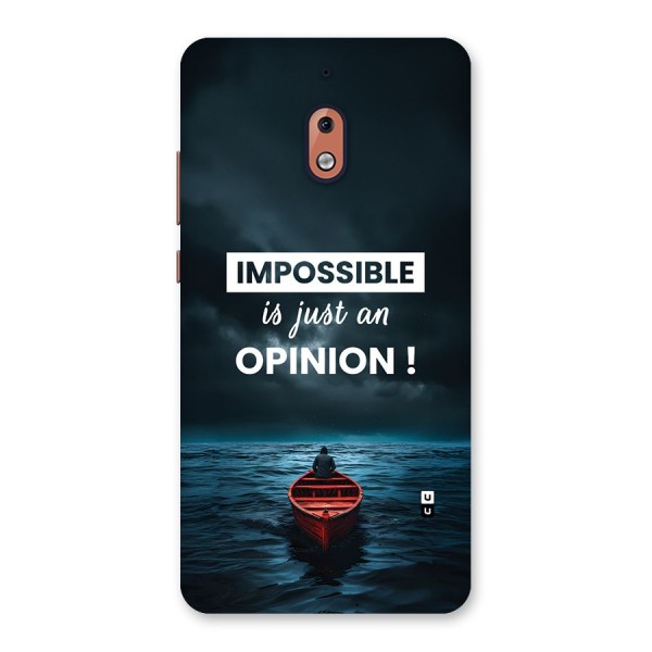 Just An Opinion Back Case for Nokia 2.1