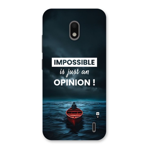 Just An Opinion Back Case for Nokia 2.2