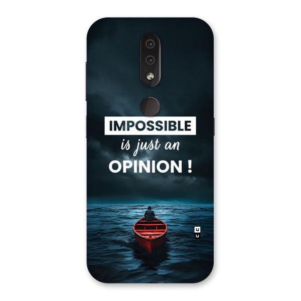 Just An Opinion Back Case for Nokia 4.2