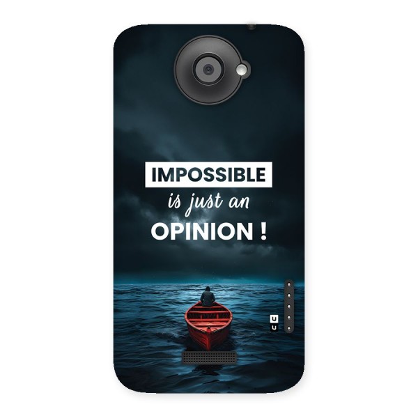Just An Opinion Back Case for One X