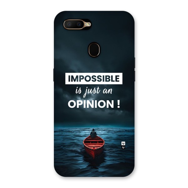 Just An Opinion Back Case for Oppo A5s