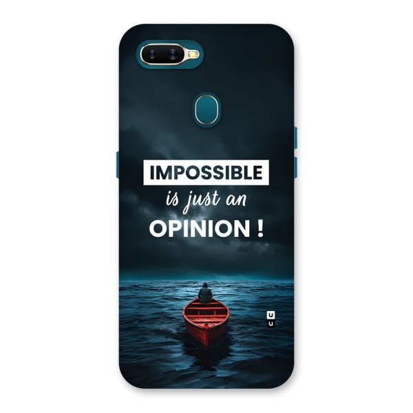 Just An Opinion Back Case for Oppo A7