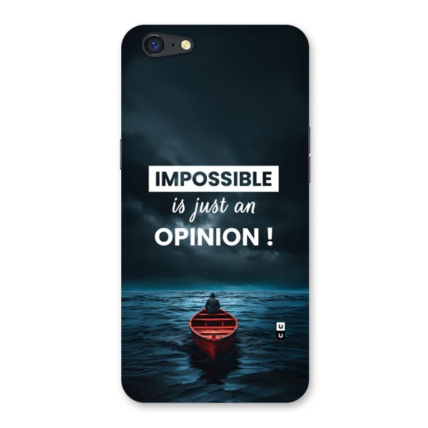 Just An Opinion Back Case for Oppo A71