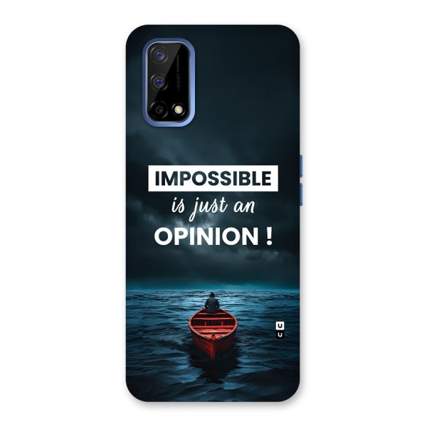 Just An Opinion Back Case for Realme Narzo 30 Pro