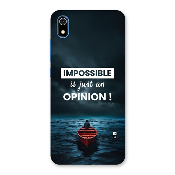 Just An Opinion Back Case for Redmi 7A