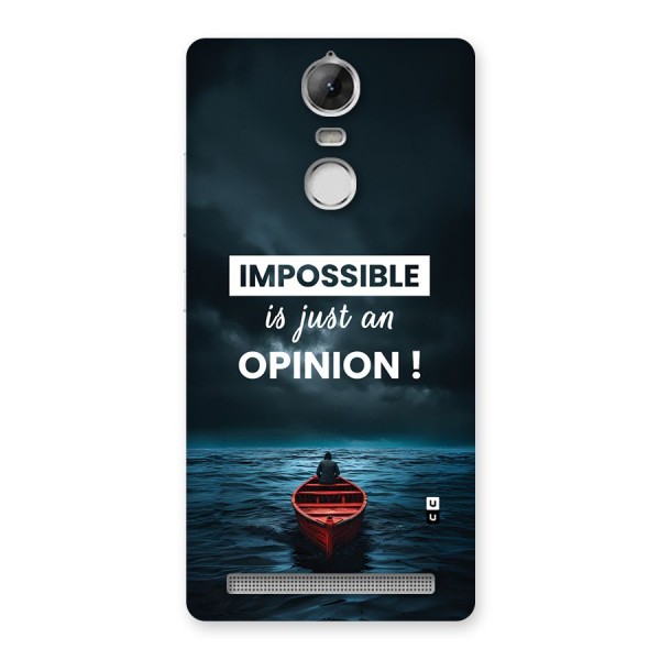 Just An Opinion Back Case for Vibe K5 Note