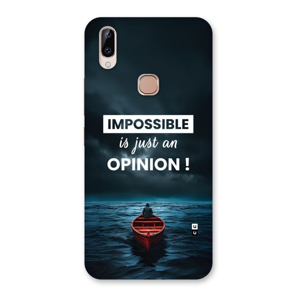 Just An Opinion Back Case for Vivo Y83 Pro