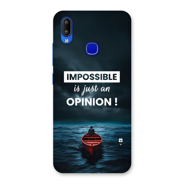 Just An Opinion Back Case for Vivo Y91