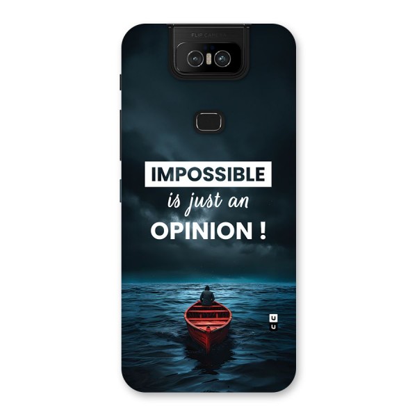 Just An Opinion Back Case for Zenfone 6z