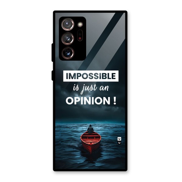 Just An Opinion Glass Back Case for Galaxy Note 20 Ultra 5G