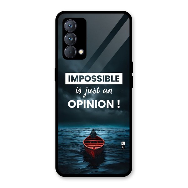 Just An Opinion Glass Back Case for Realme GT Master Edition