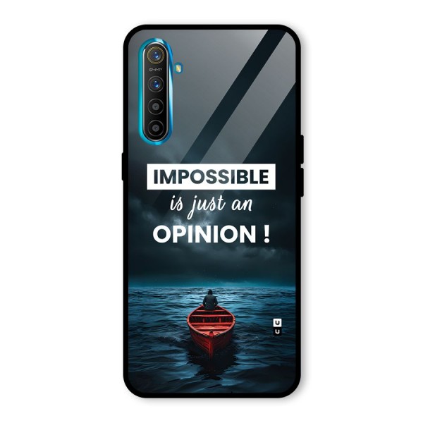 Just An Opinion Glass Back Case for Realme X2
