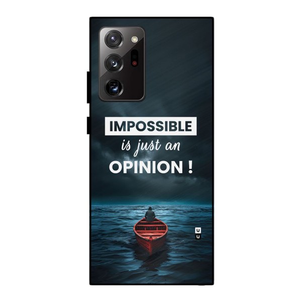 Just An Opinion Metal Back Case for Galaxy Note 20 Ultra